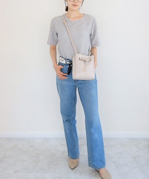 Bleu Bleuet(ブルーブルーエ)の「【ZOZO限定】合皮3層ショルダーバッグ(ショルダーバッグ・レディース・グレー/ブラック/ブラウン・FREE)」の20枚目の写真
