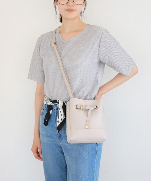 Bleu Bleuet(ブルーブルーエ)の「【ZOZO限定】合皮3層ショルダーバッグ(ショルダーバッグ・レディース・グレー/ブラック/ブラウン・FREE)」の21枚目の写真