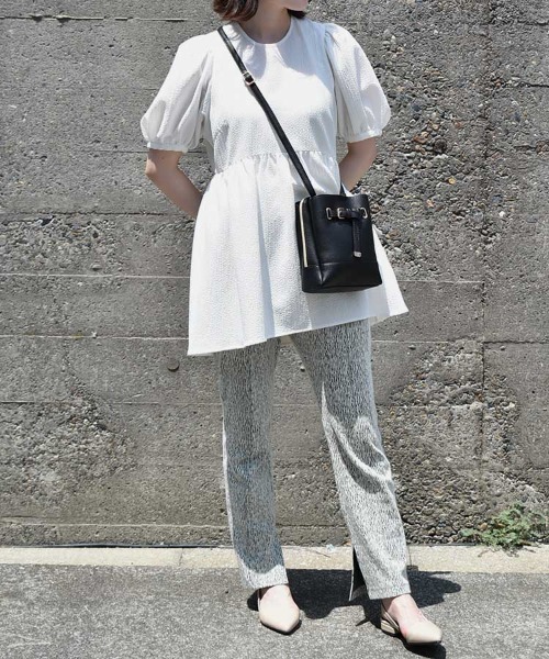 Bleu Bleuet(ブルーブルーエ)の「【ZOZO限定】合皮3層ショルダーバッグ(ショルダーバッグ・レディース・グレー/ブラック/ブラウン・FREE)」の9枚目の写真