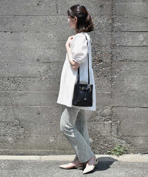 Bleu Bleuet(ブルーブルーエ)の「【ZOZO限定】合皮3層ショルダーバッグ(ショルダーバッグ・レディース・グレー/ブラック/ブラウン・FREE)」の10枚目の写真