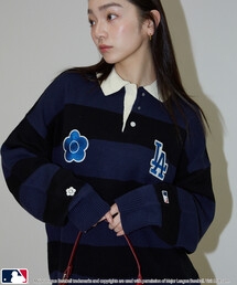 ニット/セーター（ブルー・ネイビー/青色系・ブランドロゴ