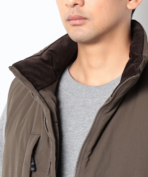 THERMOLITE（サーモライト）スタンドカラー中綿ベスト（ダウン