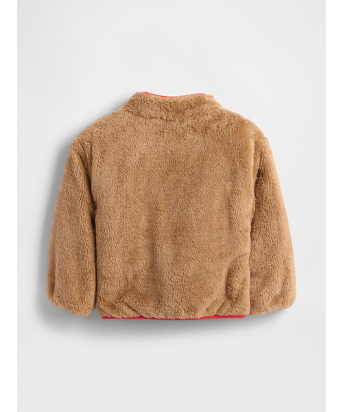 GAP(ギャップ)の「ライトウェイト ボア リバーシブルジャケット (幼児・ベビー)(その他アウター・キッズ・グリーン/ネイビー・80cm/90cm/95cm/100cm/105cm/110cm)」の4枚目の写真