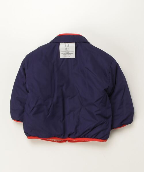 GAP(ギャップ)の「ライトウェイト ボア リバーシブルジャケット (幼児・ベビー)(その他アウター・キッズ・グリーン/ネイビー・80cm/90cm/95cm/100cm/105cm/110cm)」の7枚目の写真