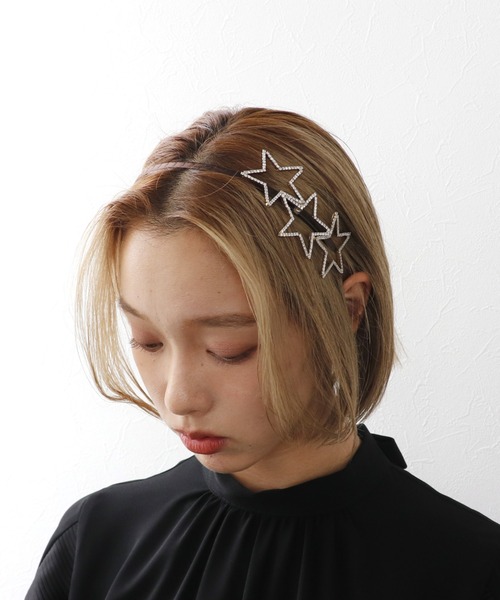 Three Four Time（ｽﾘｰﾌｫｰﾀｲﾑ）の「スターフレームカチューシャ（カチューシャ・レディース・ゴールド/シルバー・FREE）」の5枚目の写真