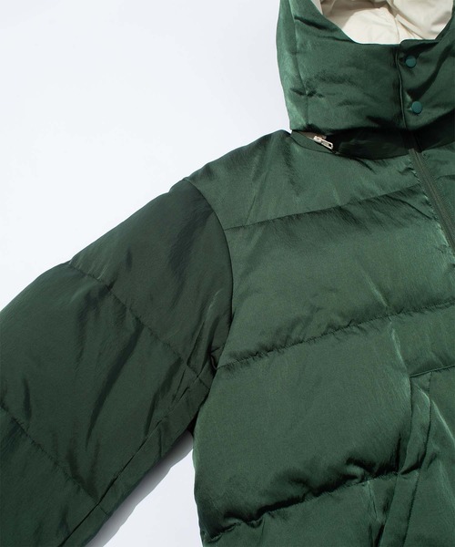 F/CE. (エフシーイー)の「Hoodie puffer jacket(F/CE.×DIGAWEL)(ダウンジャケット/コート・メンズ・ブラック/グリーン・SMALL/MEDIUM)」の9枚目の写真