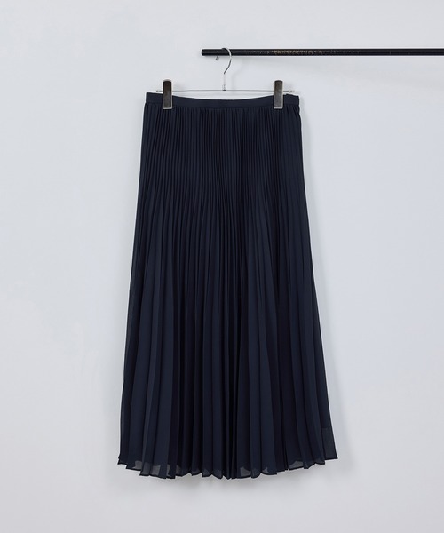 ROPE'(ロペ)の「プリーツスカート(無地)(スカート・レディース・ネイビー・36/38)」の2枚目の写真