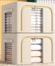 Mignonjour（ミニョンジュール）の「FReePLACe/中見え 折りたたみ収納BOX X12613（収納グッズ）」