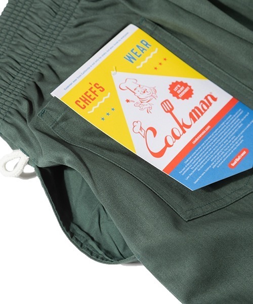 COOKMAN（クックマン）の「Cookman クックマン　シェフパンツ Chef Pants Herringbone Evergreen（その他パンツ・メンズ・グリーン・MEDIUM/LARGE）」の7枚目の写真