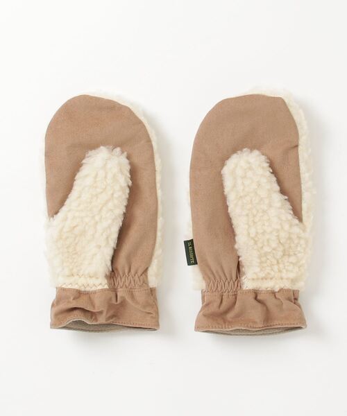 IL BISONTE（イルビゾンテ）の「IL BISONTE / ミトン / 2025 AUTUMN WINTER（手袋・レディース・ブラック/ホワイト/ブラウン・1/2）」の7枚目の写真