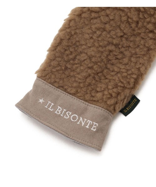 IL BISONTE（イルビゾンテ）の「IL BISONTE / ミトン / 2025 AUTUMN WINTER（手袋・レディース・ブラック/ホワイト/ブラウン・1/2）」の5枚目の写真