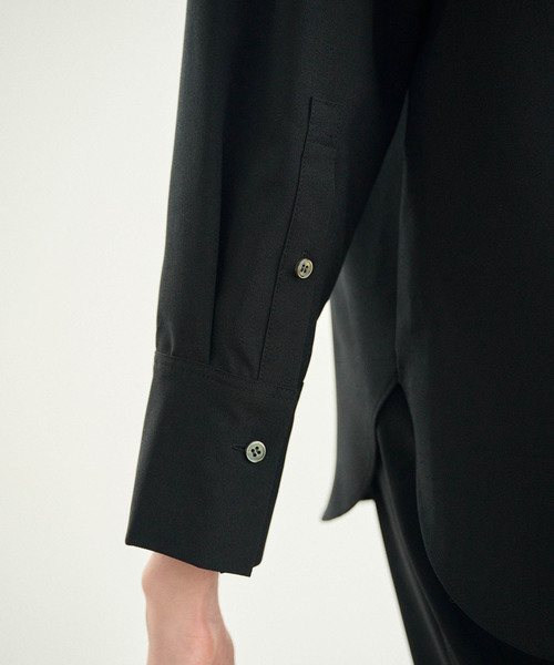 N.O.R.C（ノーク）の「ウォッシャブルスキッパーシャツ【CLEAN MOTION】（シャツ/ブラウス・レディース・オフホワイト/ブラウン/ブラック・フリー）」の20枚目の写真