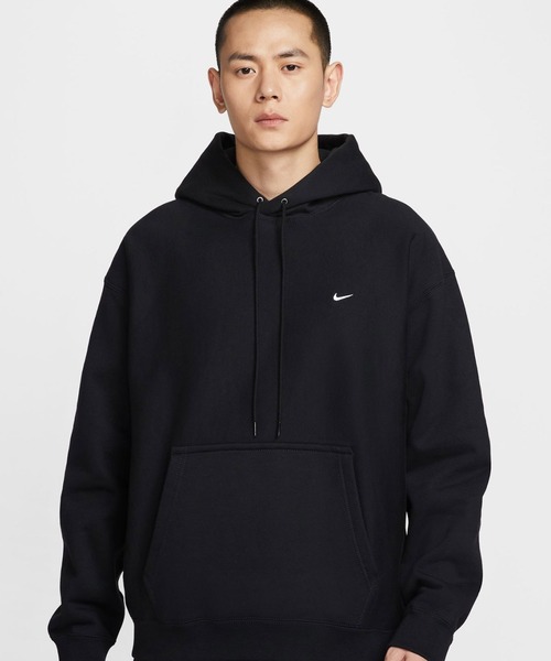 NIKE(ナイキ)の「NIKE AS M NL SOLO SWSH BB PO HOODIE / ナイキ NL ソロ スウッシュ BB プルオーバー L/S フーディ 【SP】(パーカー・メンズ・ブラック/グレー・S/M/L/XL/XXL)」の1枚目の写真
