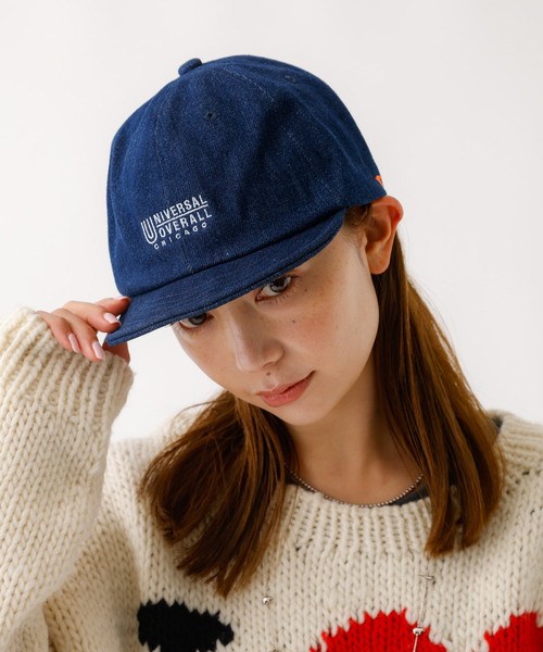 UNIVERSAL OVERALL（ユニバーサルオーバーオール）の「【UNIVERSAL OVERALL / ユニバーサルオーバーオール】UO SHORT VISOR CAP / ショートバイザー キャップ（キャップ・メンズ・チャコールグレー/ブラック/ダークグリーン/ベージュ/ネイビー/ブルー・フリー）」の5枚目の写真