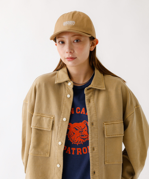 UNIVERSAL OVERALL（ユニバーサルオーバーオール）の「【UNIVERSAL OVERALL / ユニバーサルオーバーオール】UO SHORT VISOR CAP / ショートバイザー キャップ（キャップ・メンズ・チャコールグレー/ブラック/ダークグリーン/ベージュ/ネイビー/ブルー・フリー）」の11枚目の写真