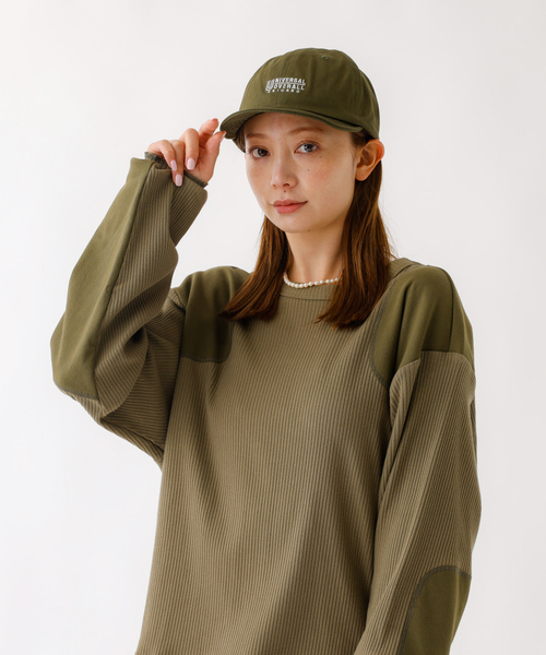 UNIVERSAL OVERALL（ユニバーサルオーバーオール）の「【UNIVERSAL OVERALL / ユニバーサルオーバーオール】UO SHORT VISOR CAP / ショートバイザー キャップ（キャップ・メンズ・チャコールグレー/ブラック/ダークグリーン/ベージュ/ネイビー/ブルー・フリー）」の9枚目の写真