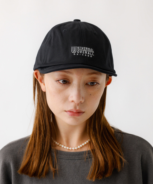 UNIVERSAL OVERALL（ユニバーサルオーバーオール）の「【UNIVERSAL OVERALL / ユニバーサルオーバーオール】UO SHORT VISOR CAP / ショートバイザー キャップ（キャップ・メンズ・チャコールグレー/ブラック/ダークグリーン/ベージュ/ネイビー/ブルー・フリー）」の18枚目の写真
