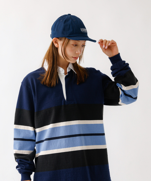 UNIVERSAL OVERALL（ユニバーサルオーバーオール）の「【UNIVERSAL OVERALL / ユニバーサルオーバーオール】UO SHORT VISOR CAP / ショートバイザー キャップ（キャップ・メンズ・チャコールグレー/ブラック/ダークグリーン/ベージュ/ネイビー/ブルー・フリー）」の16枚目の写真