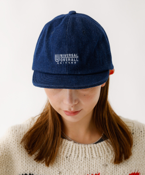 UNIVERSAL OVERALL（ユニバーサルオーバーオール）の「【UNIVERSAL OVERALL / ユニバーサルオーバーオール】UO SHORT VISOR CAP / ショートバイザー キャップ（キャップ・メンズ・チャコールグレー/ブラック/ダークグリーン/ベージュ/ネイビー/ブルー・フリー）」の15枚目の写真