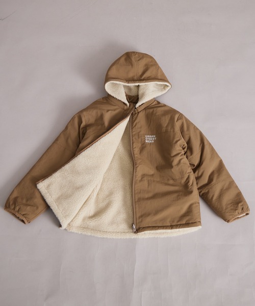 セール】【エアサーマル】4WAY フード 中わた リバーシブル ブルゾン