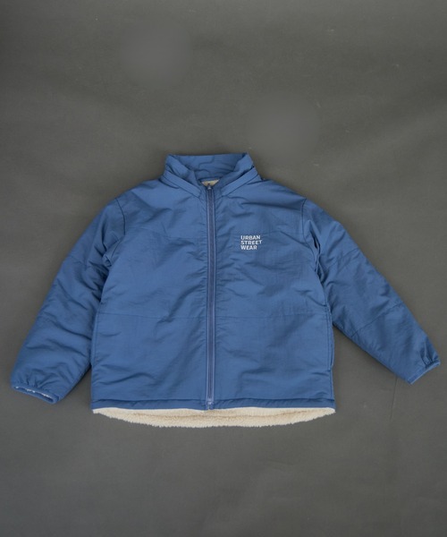 PAIRMANON STREET（ペアマノンストリート）の「【エアサーマル】4WAY フード 中わた リバーシブル ブルゾン【PAIRMANON STREET】（ダウンジャケット/コート・キッズ・ブラウン/ブラック/ブルーグレー・100/110/120/130/140/150/160/90）」の14枚目の写真