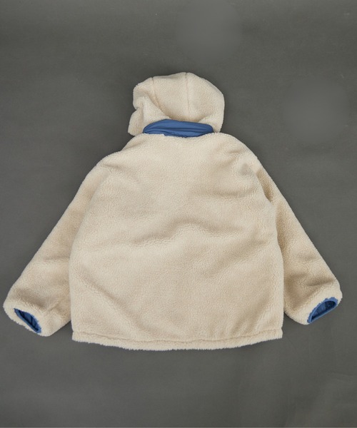 PAIRMANON STREET（ペアマノンストリート）の「【エアサーマル】4WAY フード 中わた リバーシブル ブルゾン【PAIRMANON STREET】（ダウンジャケット/コート・キッズ・ブラウン/ブラック/ブルーグレー・100/110/120/130/140/150/160/90）」の16枚目の写真