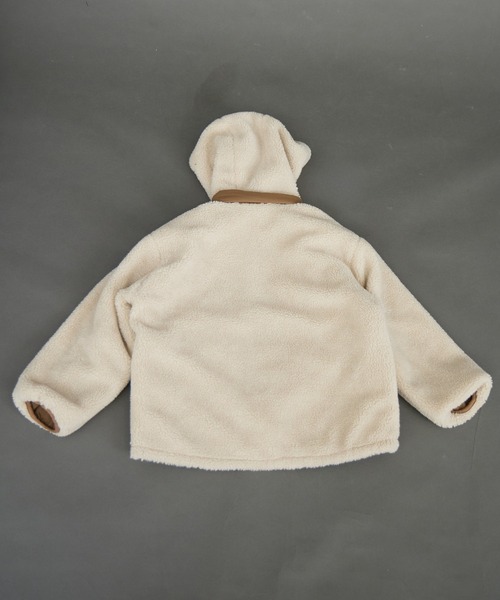 PAIRMANON STREET（ペアマノンストリート）の「【エアサーマル】4WAY フード 中わた リバーシブル ブルゾン【PAIRMANON STREET】（ダウンジャケット/コート・キッズ・ブラウン/ブラック/ブルーグレー・100/110/120/130/140/150/160/90）」の22枚目の写真