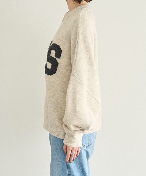 サガラワッペンロゴニット（ニット/セーター）｜meilmada（メイルマダ