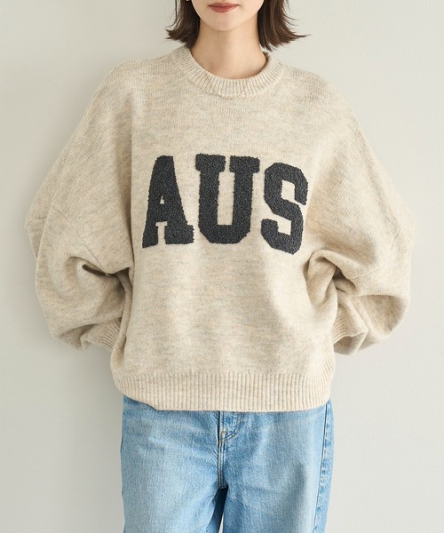 サガラワッペンロゴニット（ニット/セーター）｜meilmada（メイルマダ