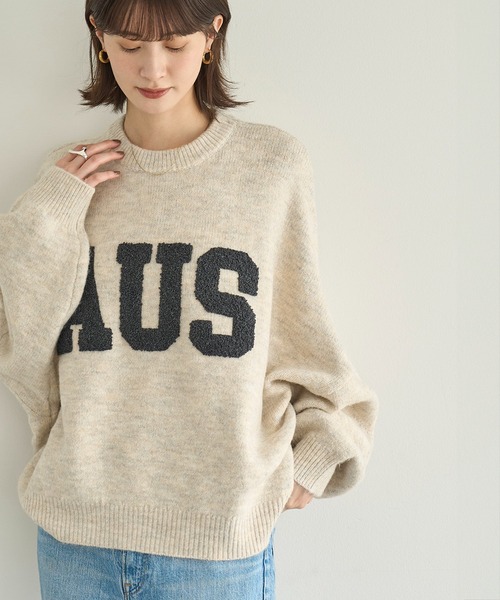 サガラワッペンロゴニット（ニット/セーター）｜meilmada（メイルマダ