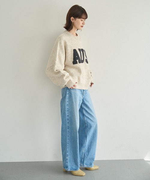 meilmada（メイルマダ）の「サガラワッペンロゴニット（ニット/セーター・レディース・ライトベージュ/グレー・FREE）」の8枚目の写真