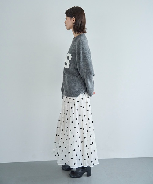 meilmada（メイルマダ）の「サガラワッペンロゴニット（ニット/セーター・レディース・ライトベージュ/グレー・FREE）」の18枚目の写真