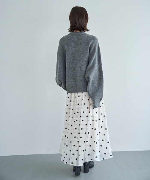 meilmada（メイルマダ）の「サガラワッペンロゴニット（ニット/セーター・レディース・ライトベージュ/グレー・FREE）」の19枚目の写真