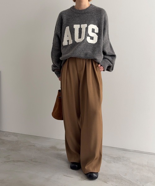 meilmada（メイルマダ）の「サガラワッペンロゴニット（ニット/セーター・レディース・ライトベージュ/グレー・FREE）」の21枚目の写真