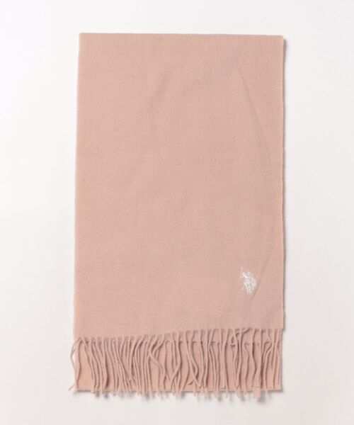 U.S. POLO ASSN.（ユーエスポロアッスン）の「【U.S. POLO ASSN.】USPA マフラー USPA-2009（マフラー・メンズ・ブラック/グレー/オフホワイト/ベージュ/グリーン/ピンク・FREE）」の10枚目の写真