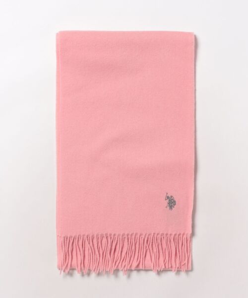 U.S. POLO ASSN.（ユーエスポロアッスン）の「【U.S. POLO ASSN.】USPA マフラー USPA-2009（マフラー・メンズ・ブラック/グレー/オフホワイト/ベージュ/グリーン/ピンク・FREE）」の11枚目の写真