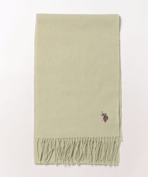 U.S. POLO ASSN.（ユーエスポロアッスン）の「【U.S. POLO ASSN.】USPA マフラー USPA-2009（マフラー・メンズ・ブラック/グレー/オフホワイト/ベージュ/グリーン/ピンク・FREE）」の13枚目の写真