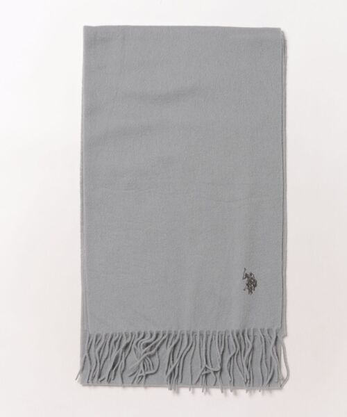 U.S. POLO ASSN.（ユーエスポロアッスン）の「【U.S. POLO ASSN.】USPA マフラー USPA-2009（マフラー・メンズ・ブラック/グレー/オフホワイト/ベージュ/グリーン/ピンク・FREE）」の14枚目の写真