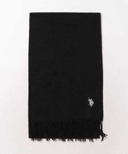 U.S. POLO ASSN.（ユーエスポロアッスン）の「【U.S. POLO ASSN.】USPA マフラー USPA-2009（マフラー・メンズ・ブラック/グレー/オフホワイト/ベージュ/グリーン/ピンク・FREE）」の15枚目の写真
