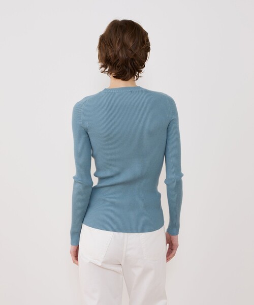 プルミエールウールリブ クルーネックプルオーバー（ニット/セーター