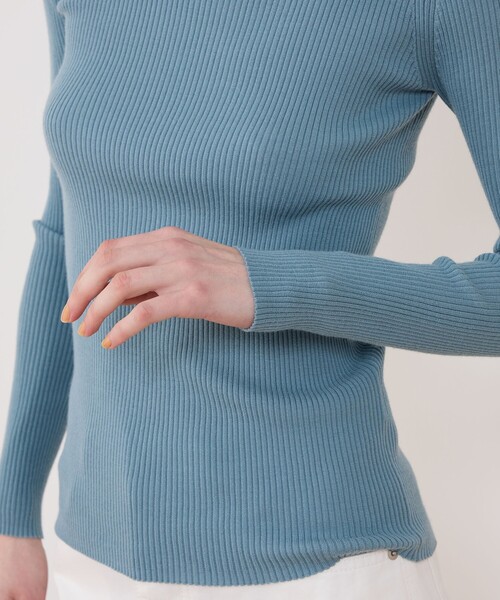 プルミエールウールリブ クルーネックプルオーバー（ニット/セーター