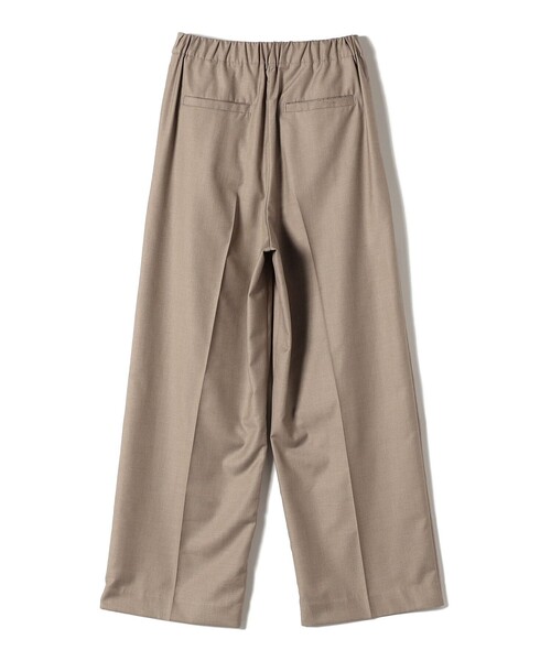 SHIPS Colors（シップス カラーズ）の「SHIPS Colors:〈手洗い可能〉TR ベルテッド タック パンツ（その他パンツ・レディース・ベージュ/ネイビー・SMALL/MEDIUM）」の7枚目の写真