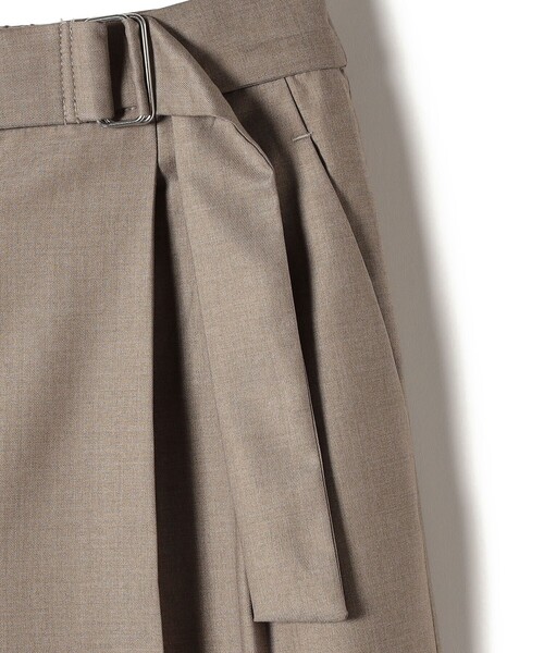 SHIPS Colors（シップス カラーズ）の「SHIPS Colors:〈手洗い可能〉TR ベルテッド タック パンツ（その他パンツ・レディース・ベージュ/ネイビー・SMALL/MEDIUM）」の12枚目の写真