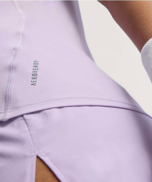 adidas(アディダス)の「アディダス adidas アディゼロ エッセンシャルズ ランニング半袖Tシャツ(Tシャツ/カットソー・レディース・ラベンダー・S/M/L/XL)」の6枚目の写真
