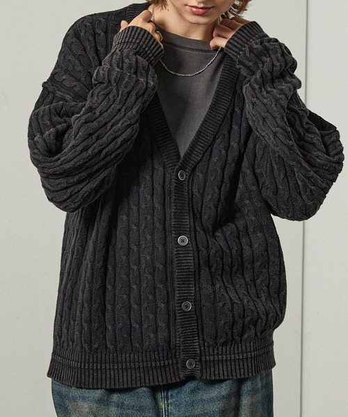 セール】【Alfred Alex】ヴィンテージ加工 ピグメント ワンポイント