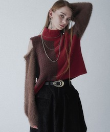 HARE | イソザイドッキングニット(HARE)(ニット/セーター)