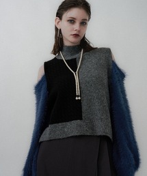 HARE | イソザイドッキングニット(HARE)(ニット/セーター)