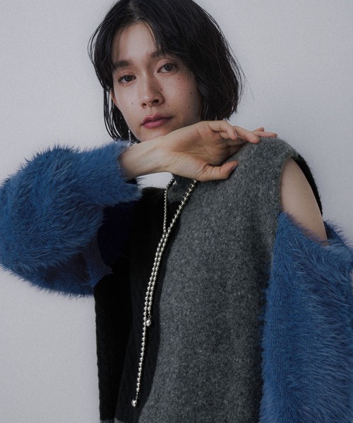 HARE イソザイドッキングニット ホワイト セール】イソザイドッキングニットプルオーバー(HARE)（ニット