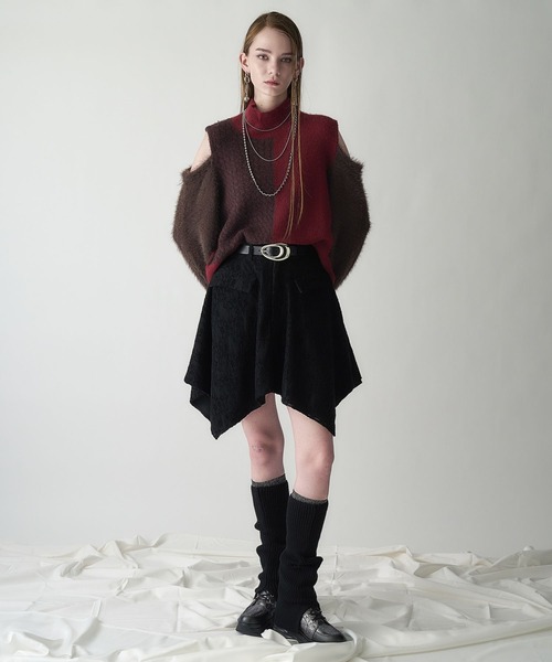 HARE イソザイドッキングニット ホワイト セール】イソザイドッキングニットプルオーバー(HARE)（ニット