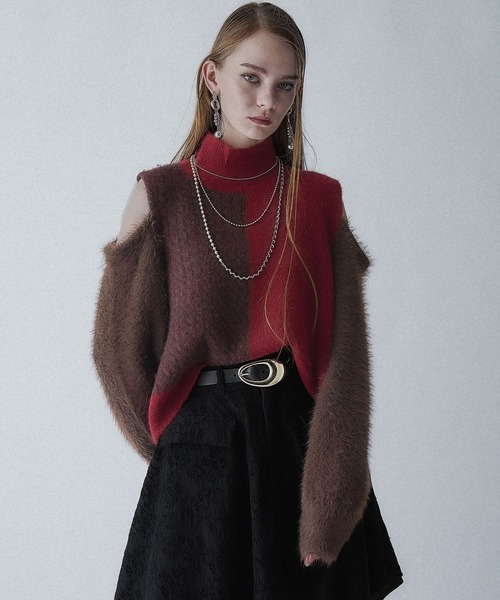 HARE イソザイドッキングニット ホワイト HARE イソザイドッキングニット ホワイト HARE イソザイドッキング